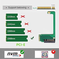 cablecc M-Key 22x30mm NVME to 22x80mm Extension