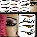 Doubtless Bay 10 Sets Hot Selling Non-toxic Eyeliner Tattoo Sticker Sexy Temporary Makeup Eye Shadow Stickers(Sent at Random)
