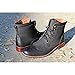 Polar Fox Jonah MPX808567 Mens Casual Perforated Vegan Leather High-Top Red Wing tip Brogue Western Derby Dress Boots… (Brown, numeric_10_point_5)