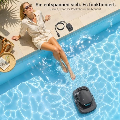 Chviluerio 12.6 V Power Supply for Aiper Pool Robots, Compatible with Aiper Scuba SE Wireless Robot Pool Cleaner Pool Vacuum Cleaner Replacement Adapter Charger Charging Cable - with Charging