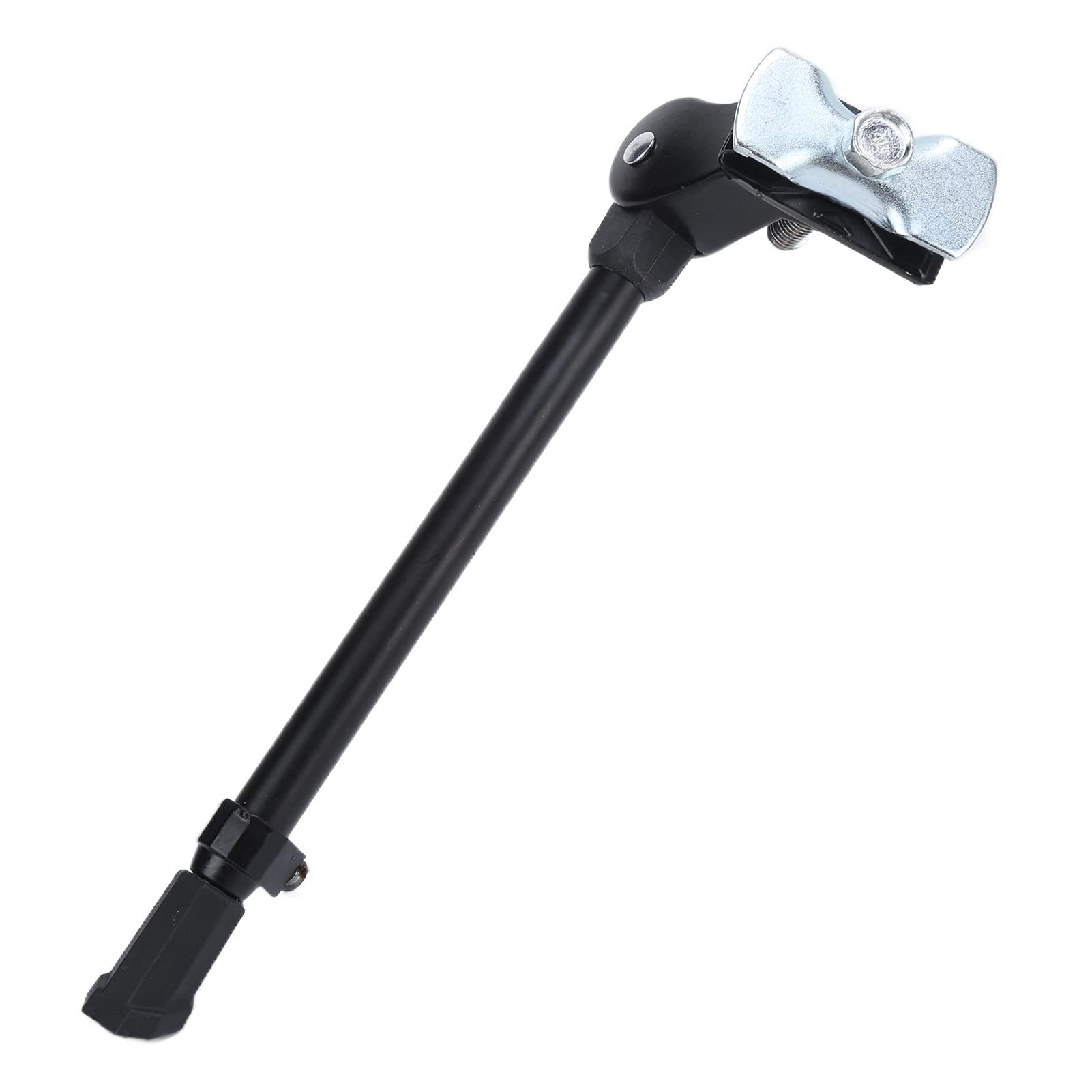 Dilwe Non Slip Bicycle Kickstand, Adjustable 24"-27" Bike Parking Stand, Aluminum Alloy with Rubber Tip for Mountain/Road/Cruiser Bikes (Black)