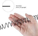TennWell 12 Gauge Aluminum Craft Wire 2mm 100 ft Black Anodized Malable Strong view 3