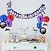 Gaming Party Supplies Balloons and Banners - 50pcs assorted colorful latex party favors balloons and birthday Banner decorations