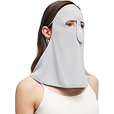 Sun Protection Face Mask Cooling Neck Gaiter Face Scarf Cover Balaclava Cloth Bandanas with Ear Loops SLF6M103T