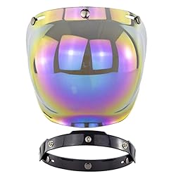 SPYMINNPOO Open Face Helmet, Visor Motorcycle