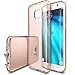 Ringke Air Compatible with Galaxy S7 Edge Case Ultimate Ergonomic Resilient Weightless as Air, Extreme Featherweight TPU Scratch Resistant Protective Cover for Galaxy S7 Edge - Rose Gold