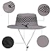 Vadventure Waterproof Sun Hat Wide Brim Boonie Hat Summer UV Protection Outdoor Fishing Hats Hiking Camping Safari Cap for Men and Women
