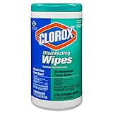 Clorox 15949EA Disinfecting Wipes, 7 x 8, Fresh Scent, 75 Per Canister