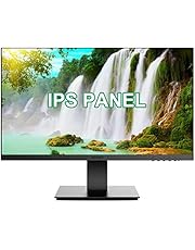 KOORUI 24 inch Computer Monitor, IPS FHD 1080p LED Desktop Monitor, 75Hz Ultra-Thin Bezel/Eye Care/HDMI VGA Ports Business Monitor for PC, Black