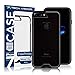 Tech Armor FlexProtect Case for Apple iPhone 7 Plus/iPhone 8 Plus, Flexible Protection, Shock Absorption (Black/Clear)