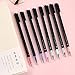 Japanese Style Gel Ink Pen 0.5mm Colorful Fine Ballpoint Maker Pen for Office School Stationery Supply,Pack of 8, Assorted Colors