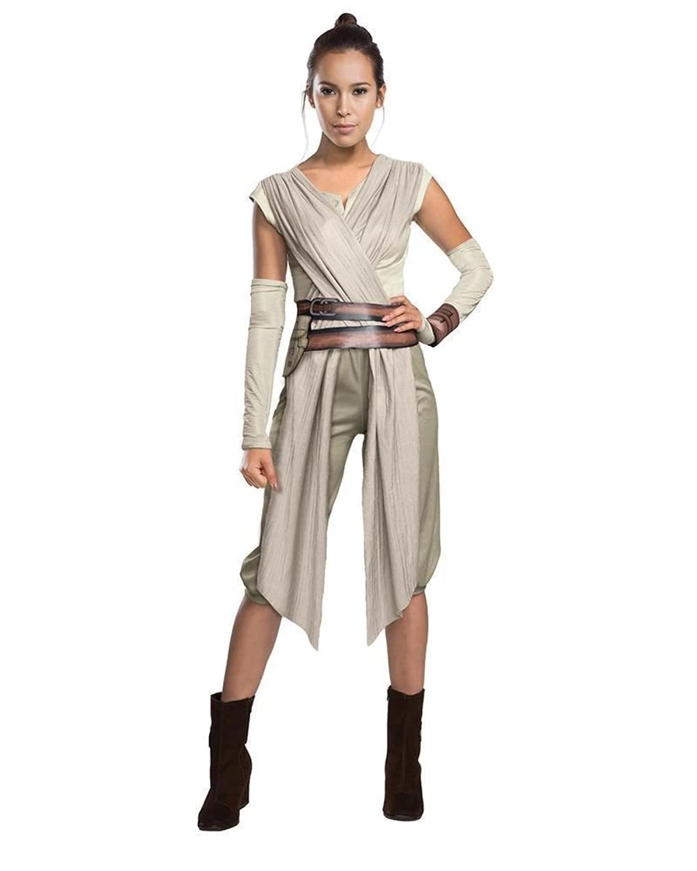 Official Rubies 810668S000 Ladies Small Adult Ladies Deluxe Rey Costume Star Wars Episode VII The Force Awakens