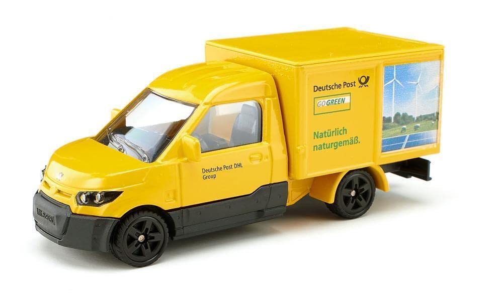 siku 1944, Streetscooter, 1:50, Metal,Plastic, Yellow, Incl. trailer hitch, Can be combined with siku models of the same scale