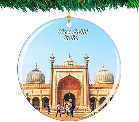 Weekino India Jama Masjid Delhi Nueva Delhi Navidad Ornamento