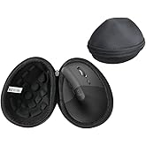 adada Hard Travel Case for Logitech Lift Vertical Ergonomic Mouse (Black)
