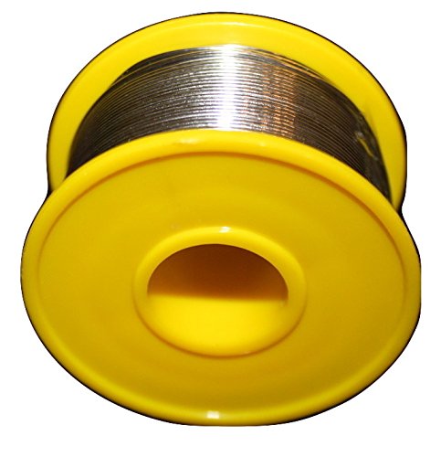 60/40 Tin/Lead Flux 2.0% 0.8mm rosin flux solder wire Roll (100 gms) - 0.22lb