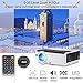 Video Projectors 1080p 5000 Lumens, HD Projector LCD LED 200″ Widescreen Smart Multimedia WXGA Home Theater Projector for PC Laptop TV Stick Xbox Bluray Player DVD Wii PS3 PS4 Outdoor Movie Proyectorthumb 2