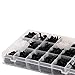 Auto Clips Fastener Rivets Assortment - 450 PCS Car Retainers Clips,18 Most Popular Sizes & Applications with Plastic Box (450)