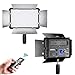 Neewer LED 500 Ultra High Power Dimmable Video Light with Built-in LCD Panel with Remote Control for Canon, Nikon, Pentax, Panasonic, Sony, Samsung, Olympus and Other Digital DSLR Cameras