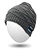 Bluetooth Beanie Hat Headphones, Music Winter Cap for Men & Women, Sport Wireless Headset Earbuds Earphones Speaker Hands Free with Microphone and Volume Control for Excrise Gym Running Skiing (Grey)