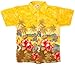 Ragstock Men's Island Print Hawaiian Aloha Shirt