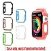 [6 Color Pack] Fintie Case Compatible with Apple Watch 42mm, Slim Lightweight Hard Protective Bumper Cover Compatible with All Versions 42mm Apple Watch Series 3 2 1 Sport & Edition - Multi Color A