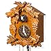 Best Choice Products Handcrafted Wood Cuckoo Clock w/Adjustable Volume, Night Sensor