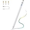 TiMOVO Stylus Pen for iPad 11th/10th/9th/8th/7th Generation, 20Hrs Work Palm Rejection iPad Pen Compatible with iPad Air 11"/13"(M3/M2)/5th/4th, Mini 6th/5th High Precise iPad Pencil 1st Gen, White