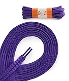 OrthoStep Oval Athletic Purple 54 inch Shoelaces 2 Pair Pack