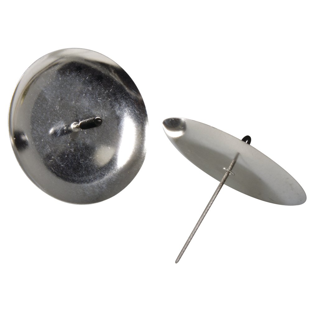 Rayher 2515222 Advent Wreath Candle Holder, 8 cm, SB-Btl. 4pcs-silver