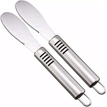 Amazon.com: Goeielewe 2PCS Butter Spreaders Spatula, Stainless ...