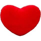 YINGGG Cute Plush Red Heart Pillow Love Pillow Cushion Toy Throw Pillows for Kids' Friends Valentine's Day Fit for Living Hea