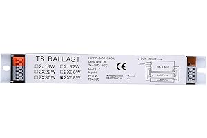 DIIOOMIEEU 1 Piece T8 58W Compact Electronic Start Tube Desk Lights Fluorescent Ballasts for Home Office Supplies