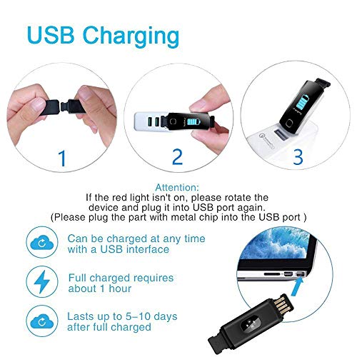 L8star Waterproof Fitness Tracker Smart Watch-Smart Activity Tracker with Continuous Heart Rate Monitor，Sleep Monitor, Calorie Burn Tracker, Pedometer, Blood Pressure for Women, and Men Kids - Thumbnail 5