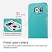 technext020 Galaxy S6 Turquoise Case, Galaxy S6 Case silicone protective back cover Slim Fit Samsung Galaxy S6 bumper