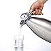 Hiware 68 OZ Stainless Steel Thermal Coffee Carafe - Double Walled Vacuum Insulated Carafe with Press Button Top - Quality Thermal Beverage Dispenser