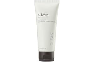 AHAVA Cleanse Refreshing Cleansing Gel - Soapless Cleanser & Refresher, Tones & Wash-off Makeup, Dirt & Impurity, Enriched with Exclusive blend Osmoter, Ginger Root, Allantoin & Vitamin E, 3.4 Fl.Oz