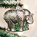 Old World Christmas Large Elephant Glass Blown Ornament for Christmas Tree