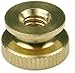 Knurled Thumb Nut Brass - 10/32 (1/2 Dia x 21/64 Thick) Qty-1,000