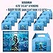XGATML Aquaman Aqua Man Movie Party Favor Boxes with Thank You Decals Stickers Loots Blue Birthday Comics Super Hero 12 Pieces