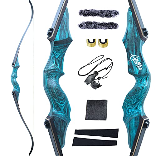 Black Hunter Takedown Recurve Bows for Adults Archery Bow Set Hunting