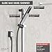 Delta Faucet Vero Single-Spray Touch-Clean Wall-Mount Slide Bar Hand Held Shower with Hose, Champagne Bronze 57530-CZ