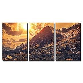 Italian Alps Scenery Northern Italy Mountain Landscape x3 Panels
