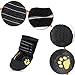 Petilleur Waterproof Dog Shoes Breathable Paws Protector Anti-Skid Dog Boots with Reflective Strap Pet Winter Warm Snow Boots for Small, Medium and Large Dogs (#3)