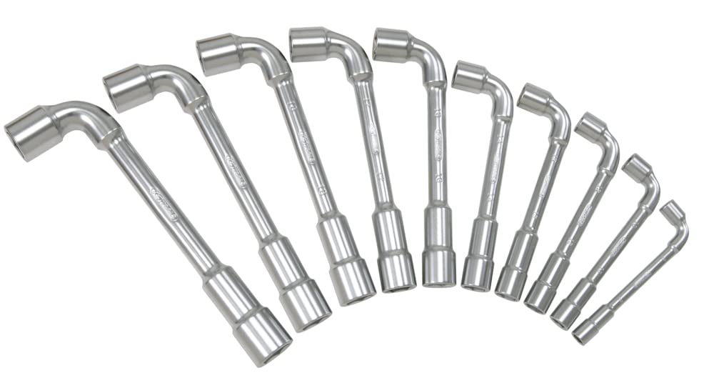KS Tools 517.0440 Pipe Head Wrench Set 10 Pieces 6-Sided