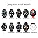 KADES Galaxy Watch 46mm Bands, Gear S3 Bands, 22mm Universal Replacement Strap with Quick Release Pin Compatible for TicWatch Pro, Amazfit Stratos Smart Watch (Black Red)