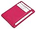 Zhoma RFID Blocking Wallet Slim Front Pocket Leather Card Holder with ID Window - Rose