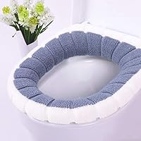 Nesee Toilet Seat Cover Pads, Washable Toilet Seat Cushion Mat Winter Washable Toilet Seat Lid Cover Pads