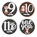 Baby Monthly Stickers - Milestone Month Sticker for Onesie or Scrapbook - 12 Woodland Forest Animals 4