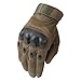 JIUSY Touch Screen Military Rubber Hard Knuckle Tactical Gloves Full Finger and Half Finger Cycling Motorcycle Gloves